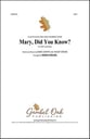 Mary, Did You Know? SSAT choral sheet music cover